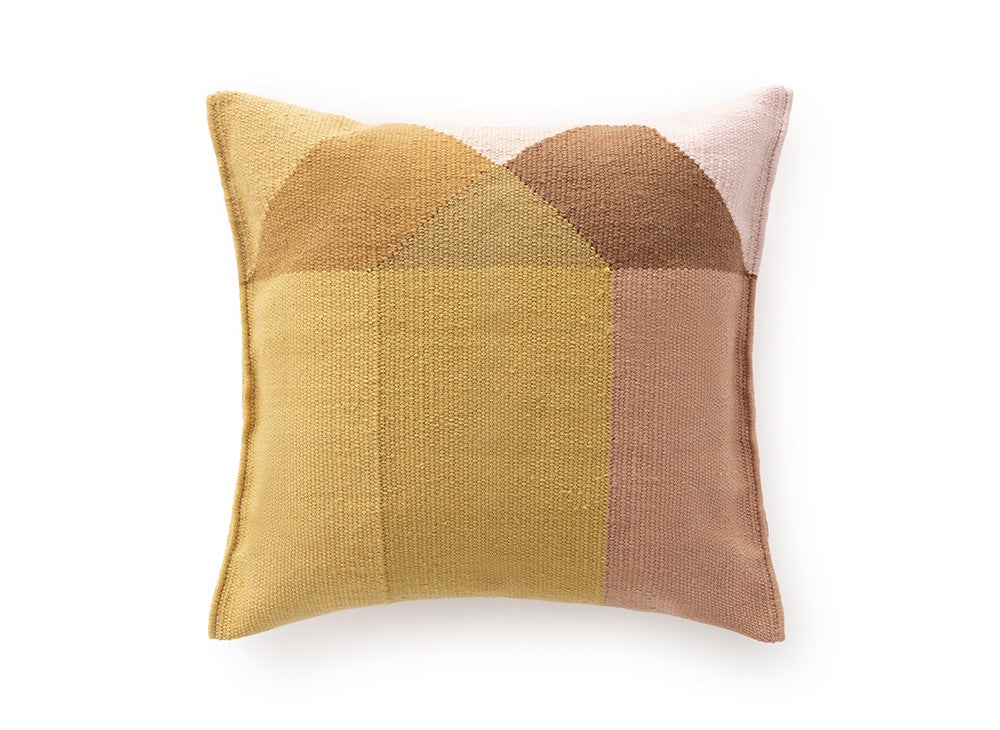 GAN Diamond Outdoor Cushion, Pink-Yellow