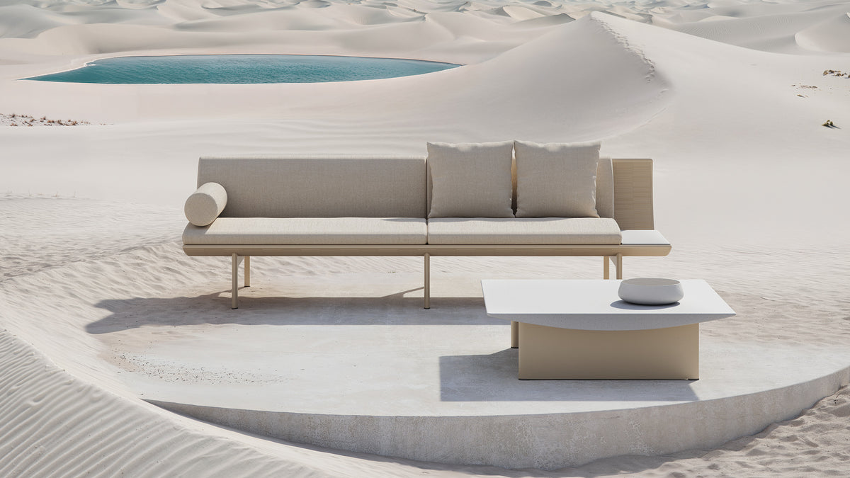 Gandia Blasco Dunne 3 Seat Sofa with 1 Table