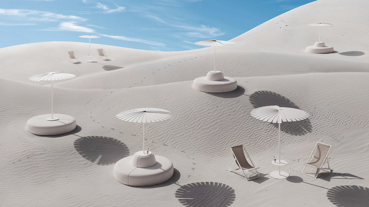 Ensombra folding parasol, image: Gandia Blasco