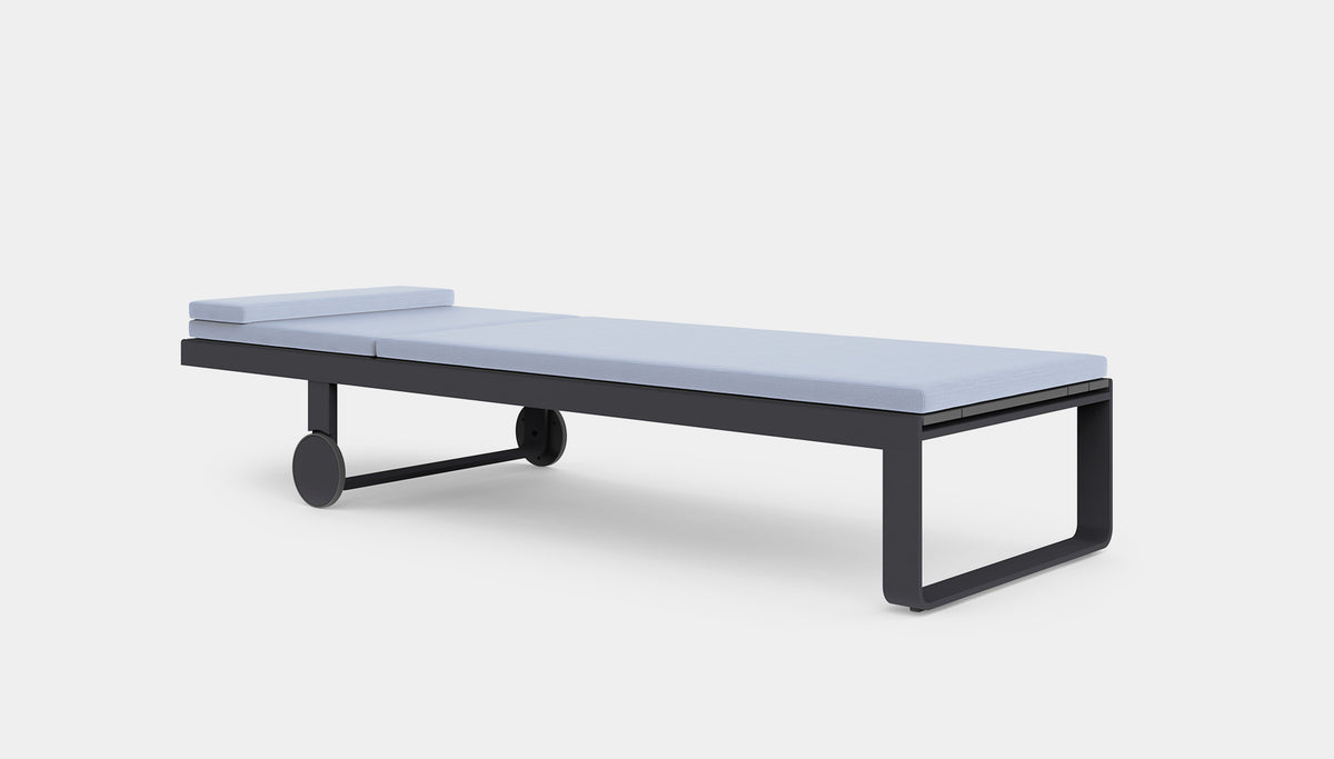 Flat High Chaise Lounge