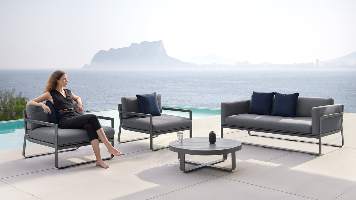 Flat Round Coffee Table