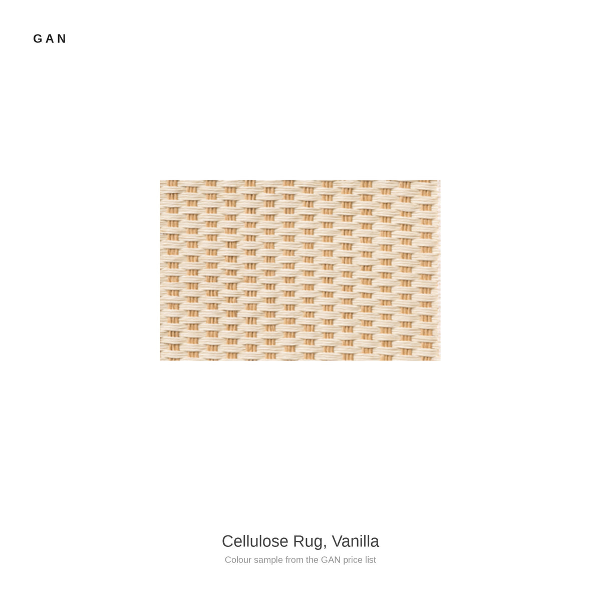 GAN Cellulose Rug, Vanilla
