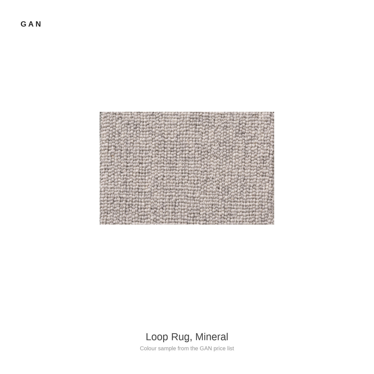 GAN Loop Rug, Mineral