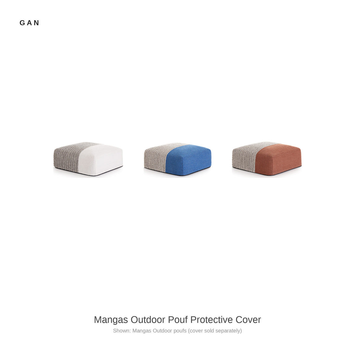 GAN Mangas Outdoor Pouf Protective Cover