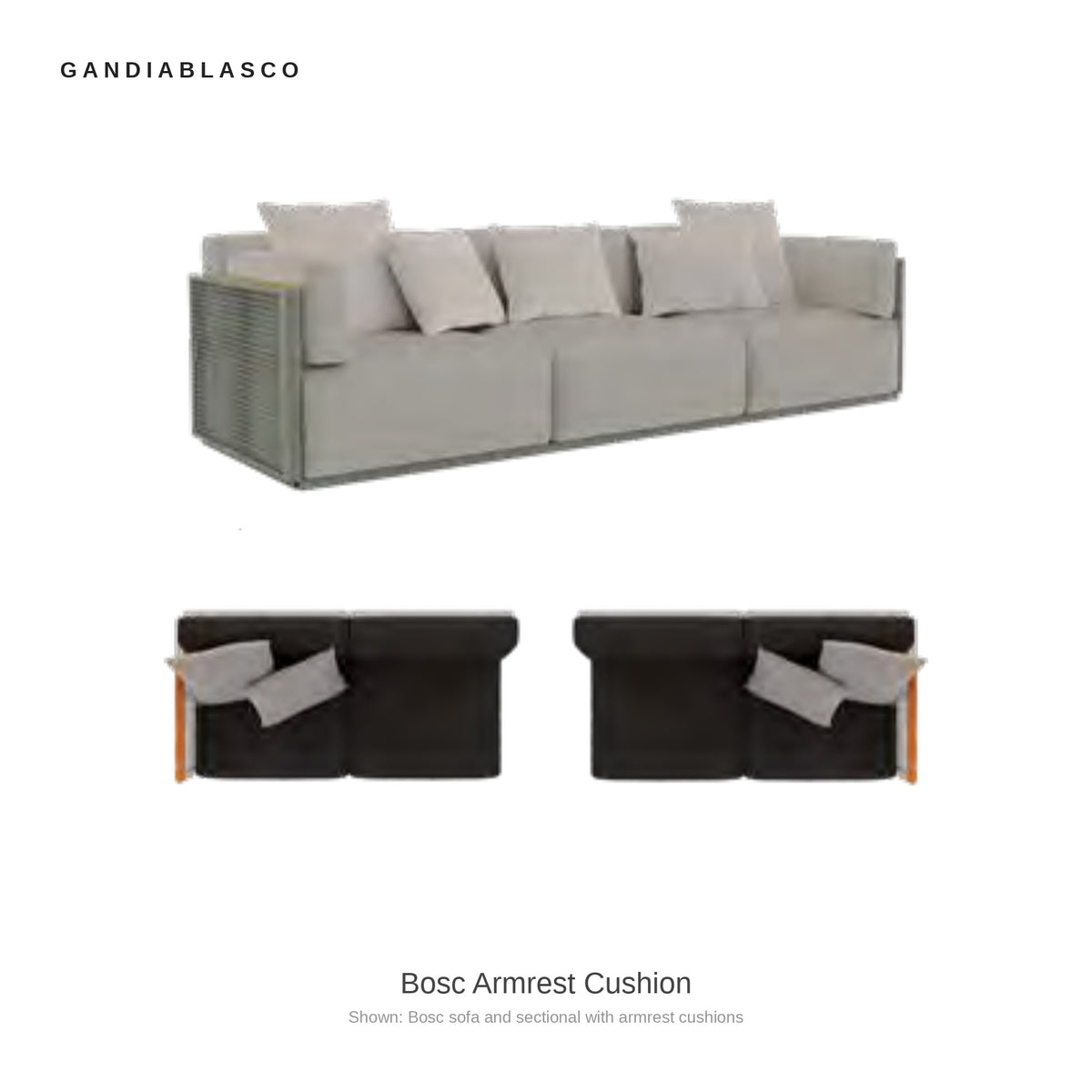Gandia Blasco Bosc Armrest Cushion