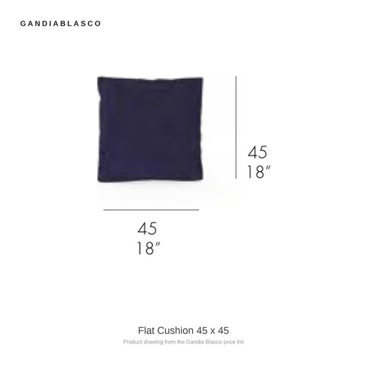 Gandia Blasco Flat Cushion 45 x 45