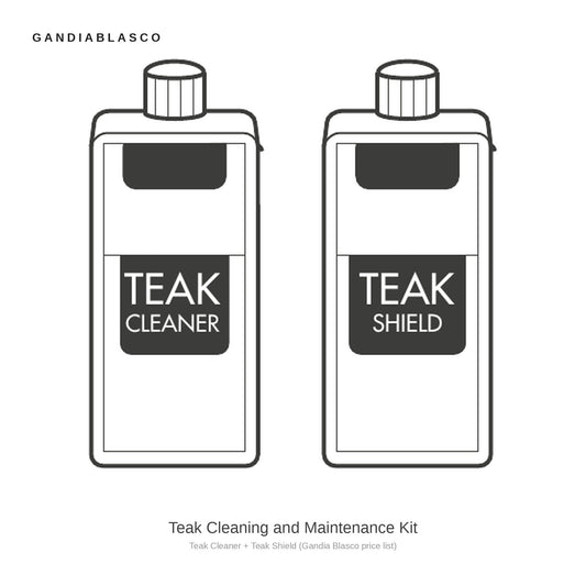Gandia Blasco Teak Cleaning and Maintenance Kit