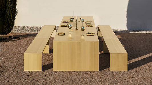 GBmodular bench, image: Gandia Blasco