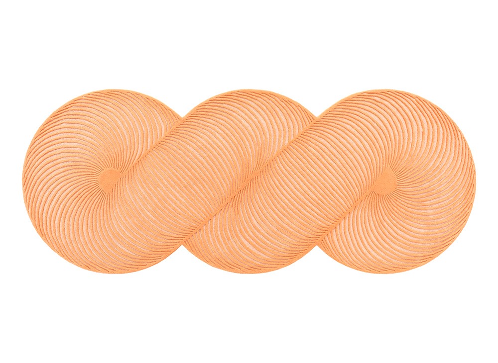 GAN Giro Rug, Peach