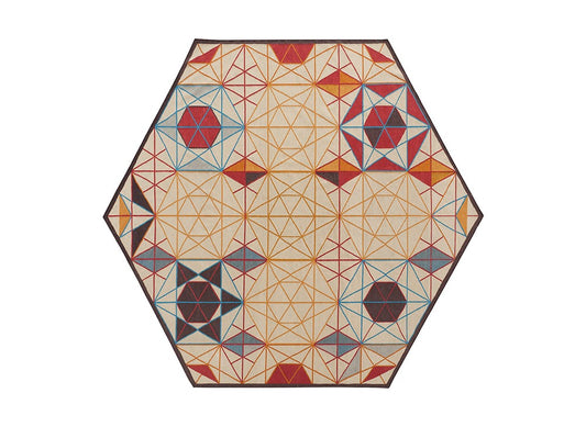 GAN Hexa Rug, Orange