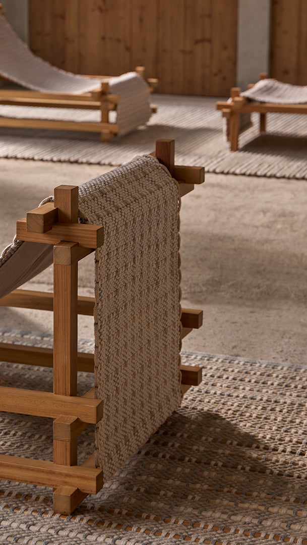 Gandia Blasco Hos Deckchair and Stool