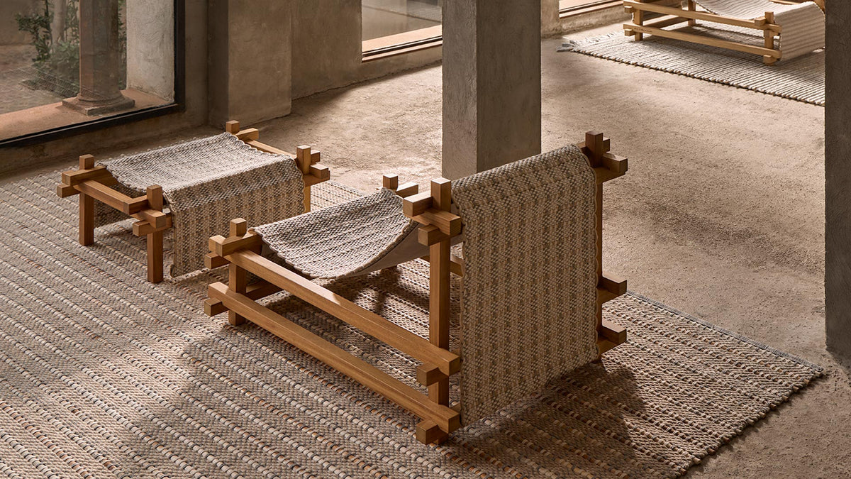 Gandia Blasco Hos Deckchair and Stool