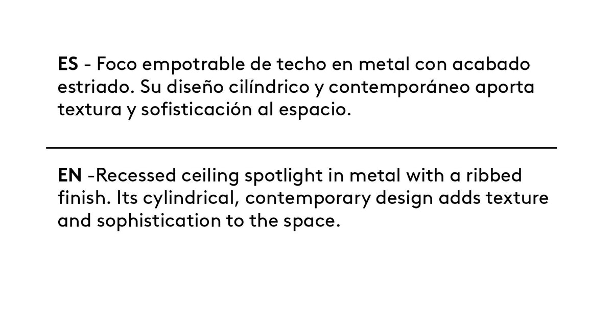 Dodo Recessed Spot, image: Aromas del Campo