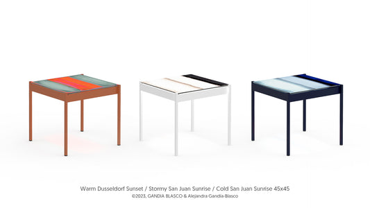 Iris coffee table, image: Gandia Blasco