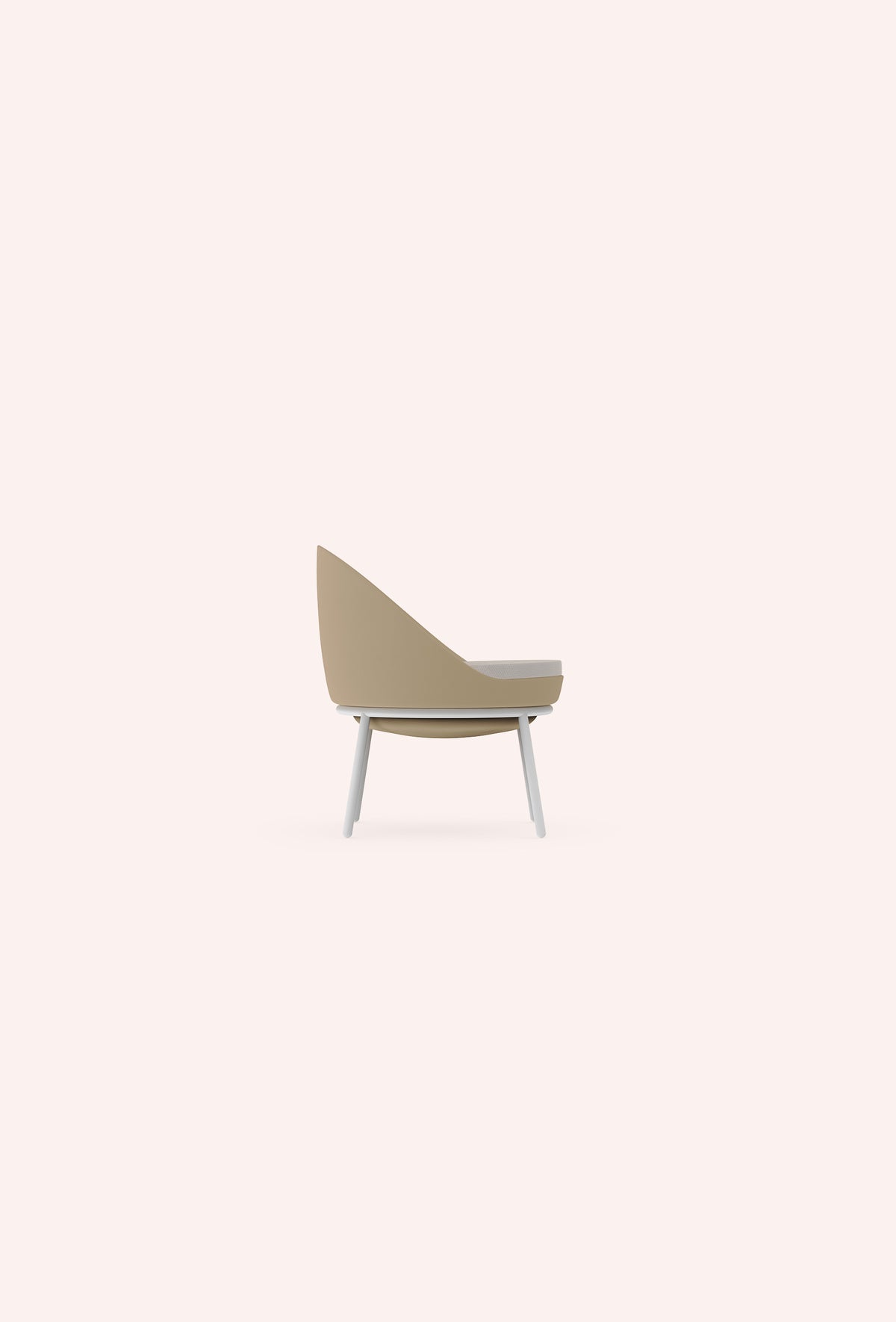 Diabla Lace Club Chair, profile