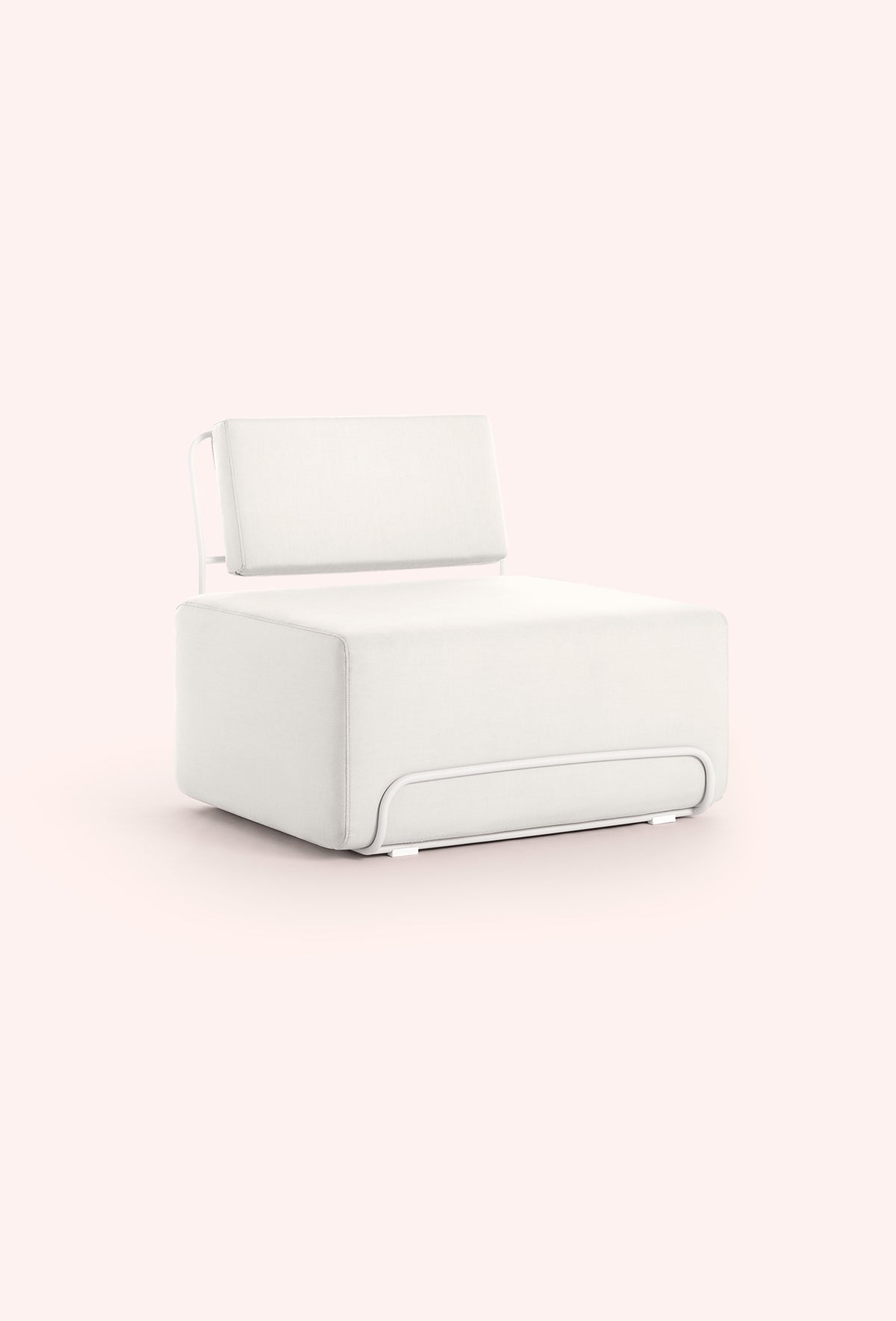 Diabla Lilly Lounge Chair, Silvertex Ice