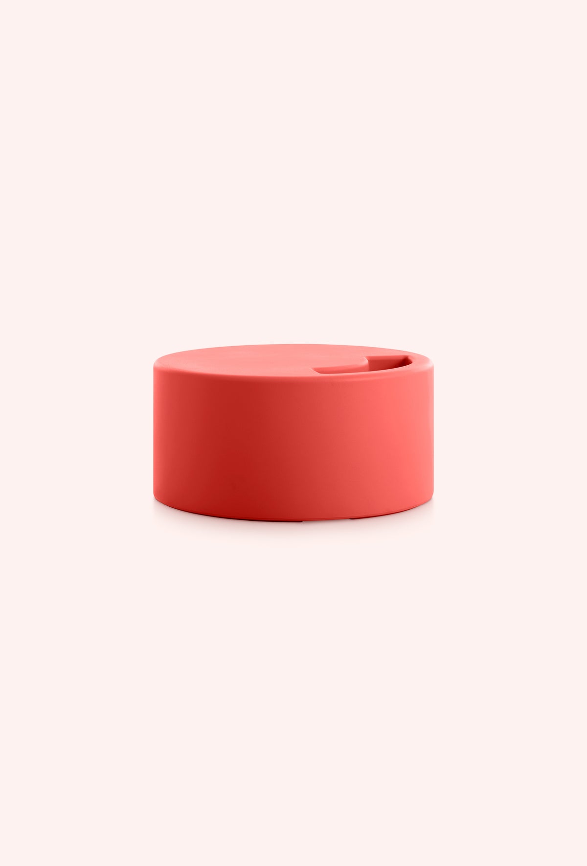 Diabla Lipstick side table in red