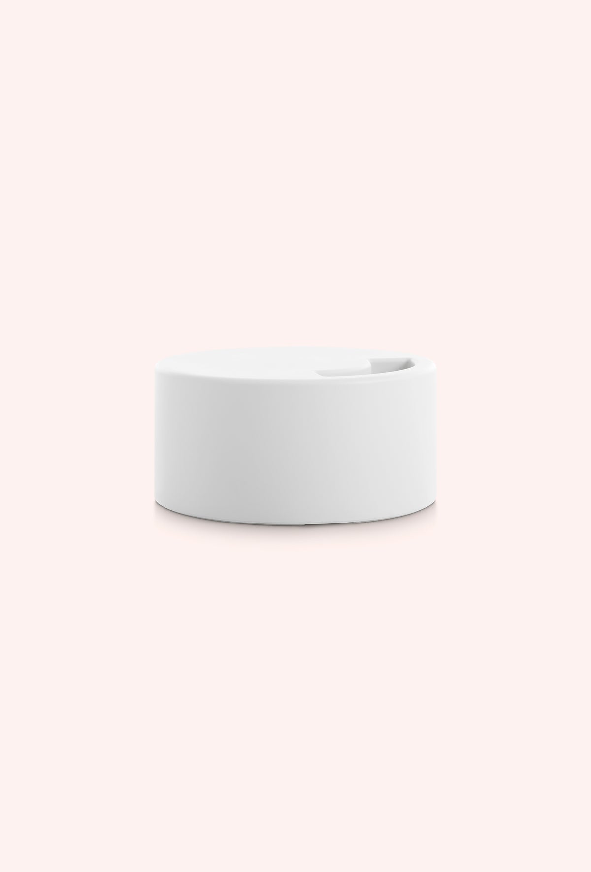 Diabla Lipstick side table in white
