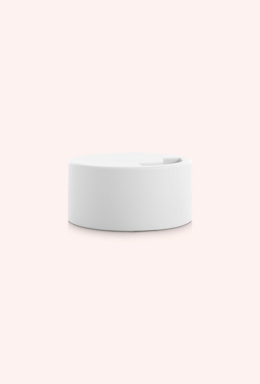 Diabla Lipstick side table in white