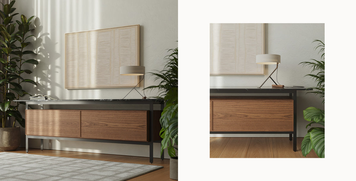 Punt Chicago Sideboard with Wooden Doors