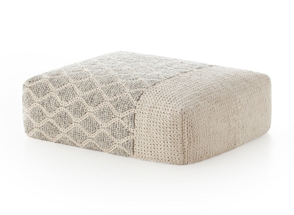 GAN Mangas Space Pouf, Ivory