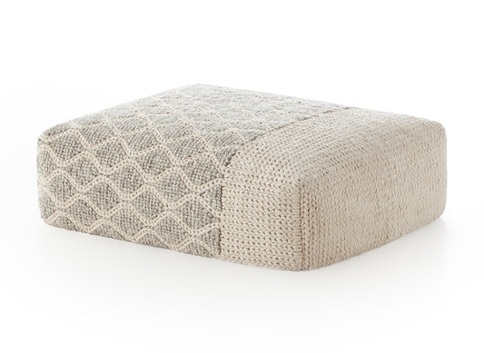 GAN Mangas Space Pouf, Ivory