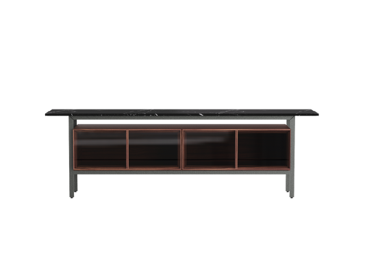 Punt Chicago Sideboard with Glass Doors