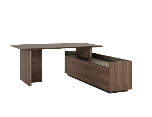 Punt Stockholm Executive Desk 4 Modules Oak