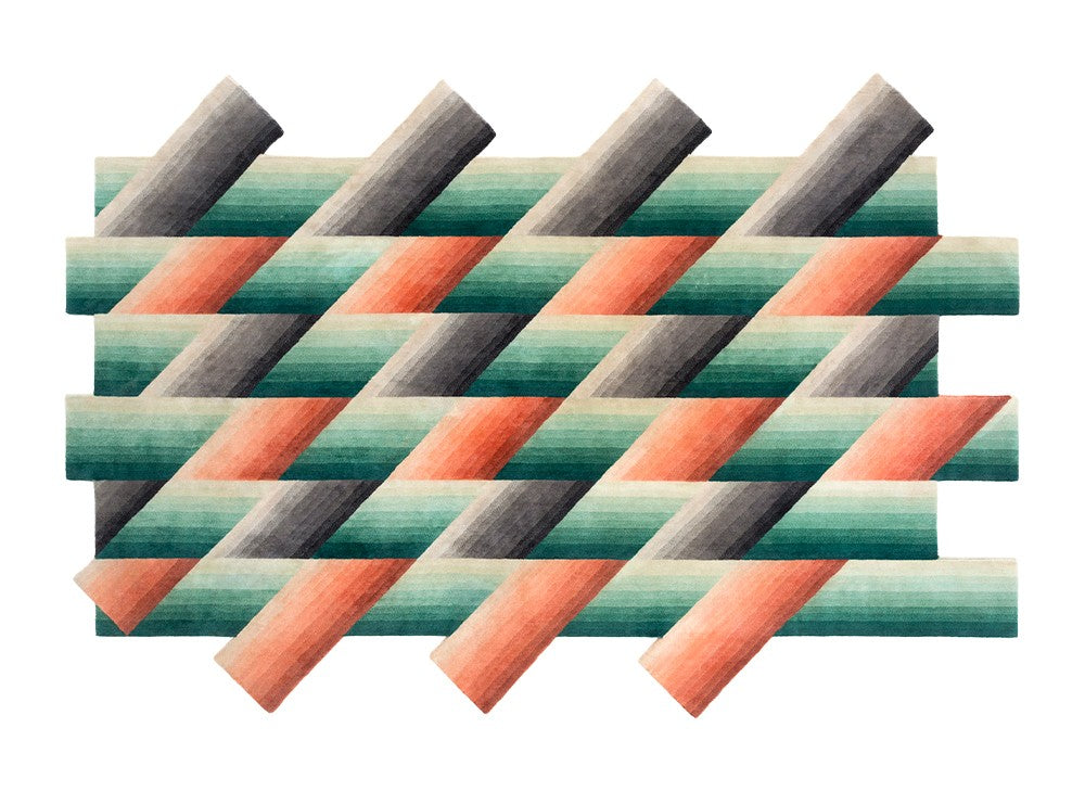 GAN Mirage Rug, Orange
