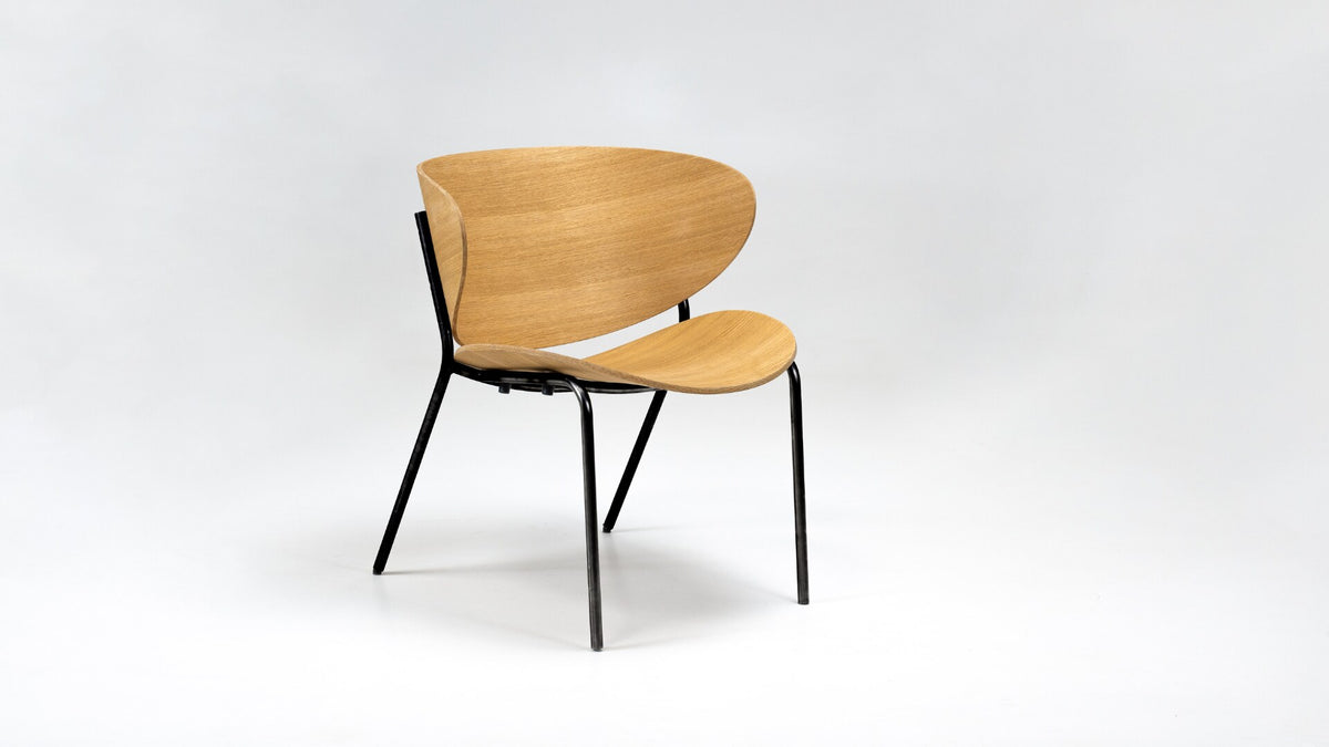 NUNC Bolta Lounge chair, oak veneer