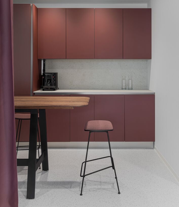 NUNC Cot stool, in a kitchen interior