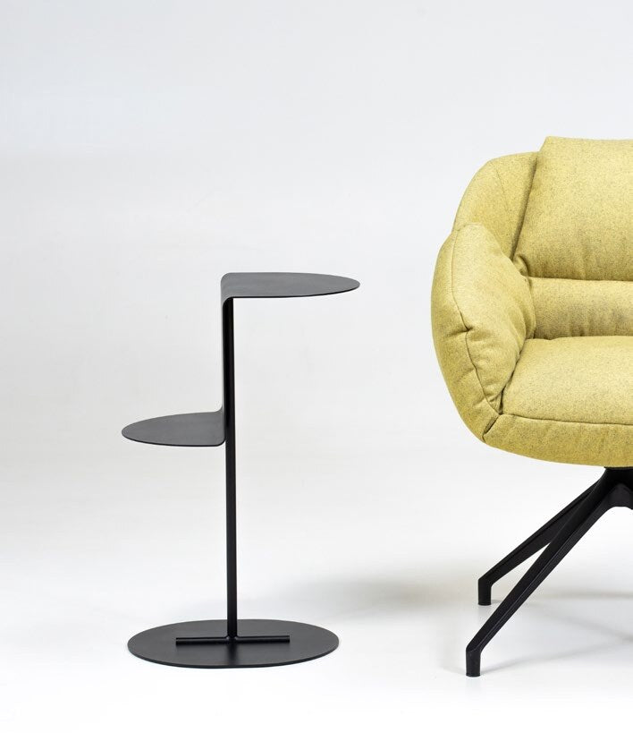 NUNC Kosir Z side table, next to an armchair
