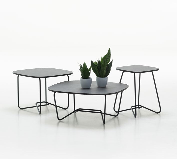 NUNC Ruvo coffee table, high, medium and low versions together