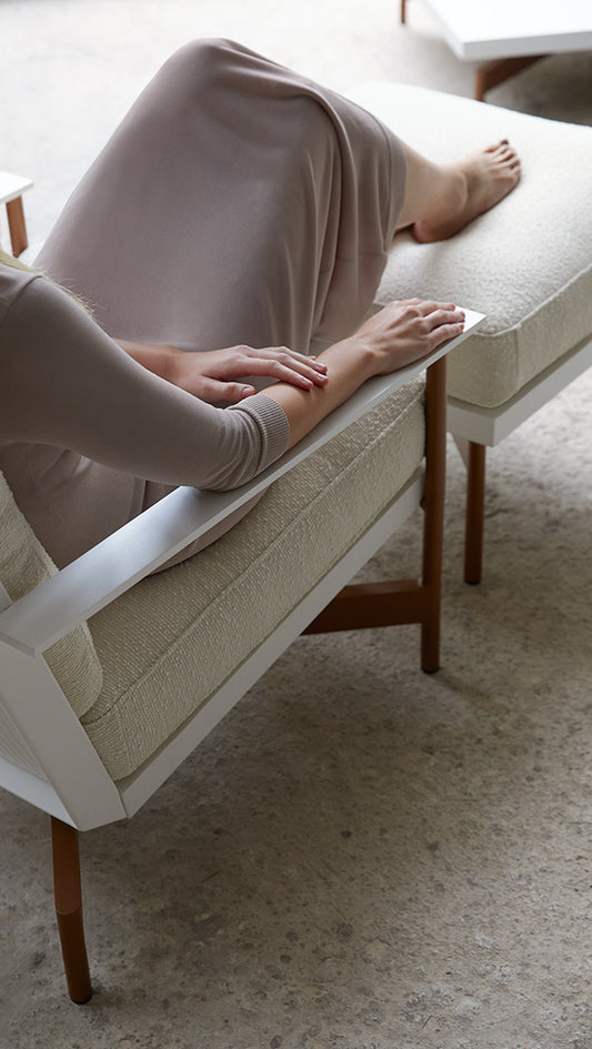 Onde Club Armchair Pouf, image: Gandia Blasco