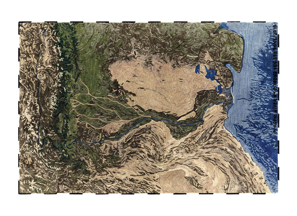 GAN Plastic Rivers Rug, Indus