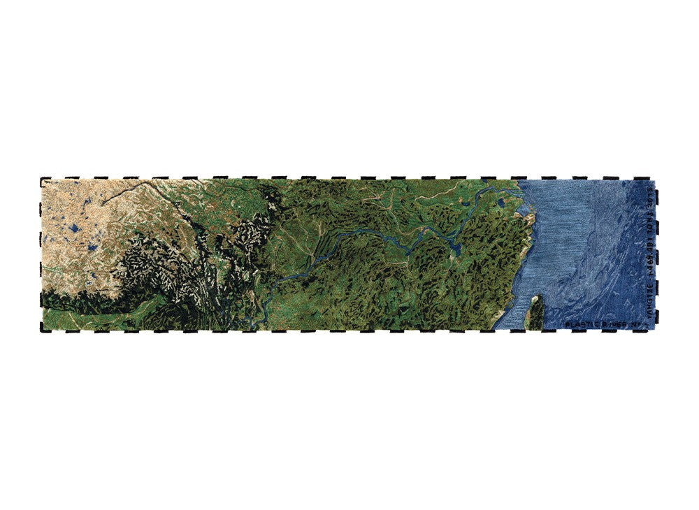 GAN Plastic Rivers Rug, Yangtze