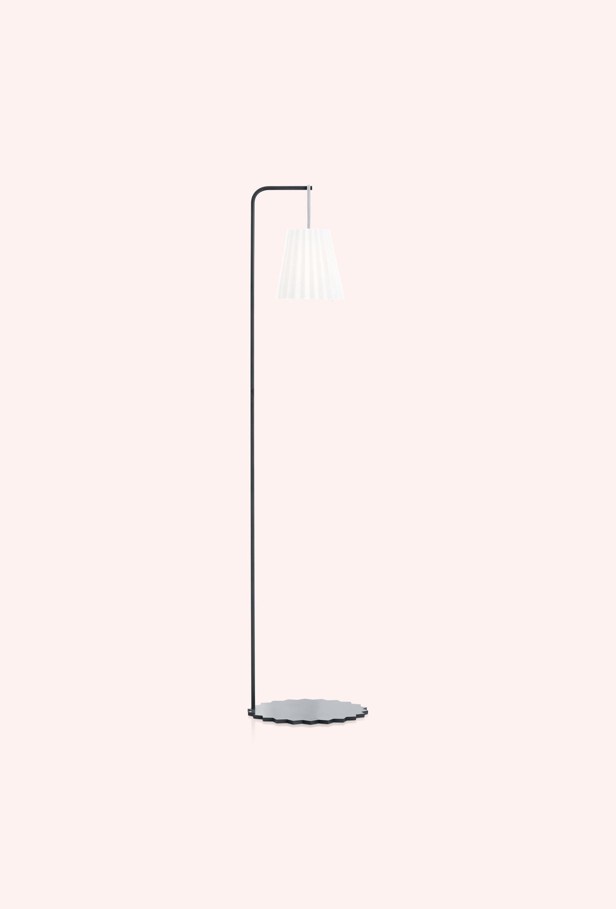 Diabla Plisy lamp base in anthracite