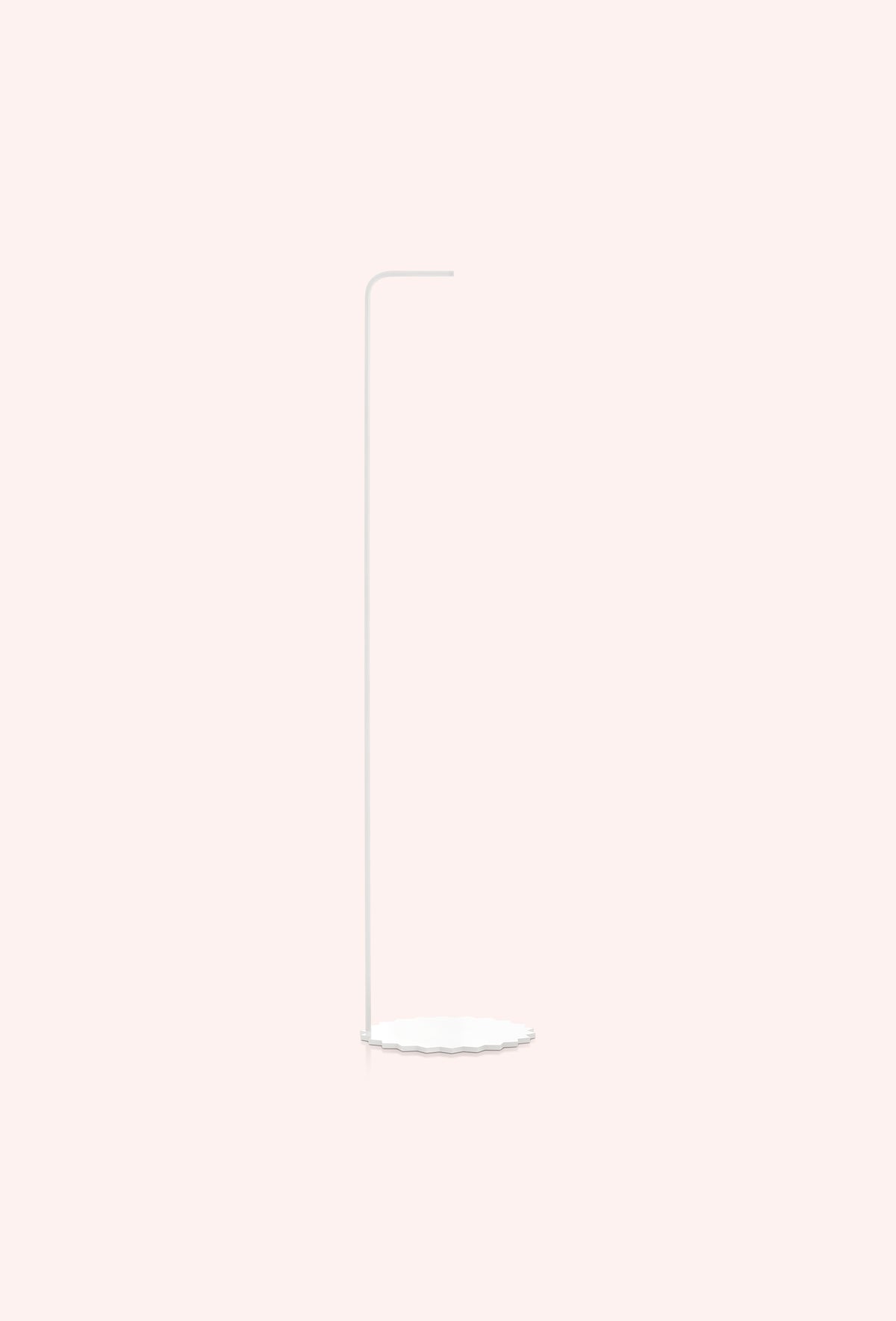 Diabla Plisy lamp base in white