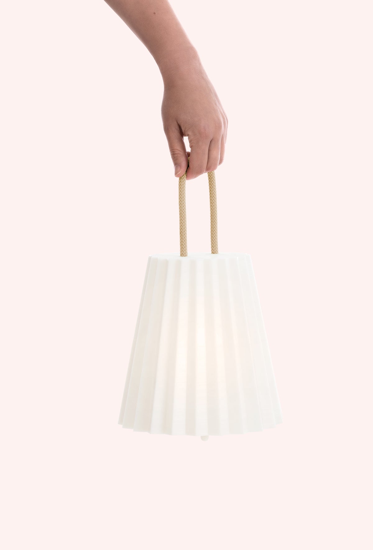 Diabla Plisy portable lamp with sand rope