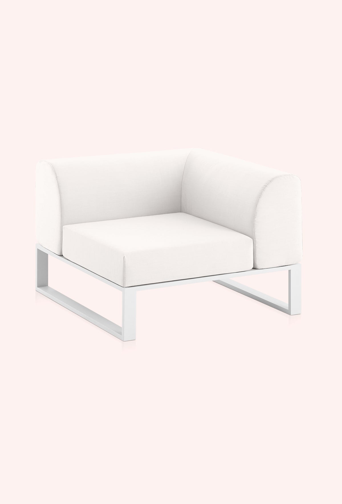 Diabla Ploid corner module, Silvertex Ice