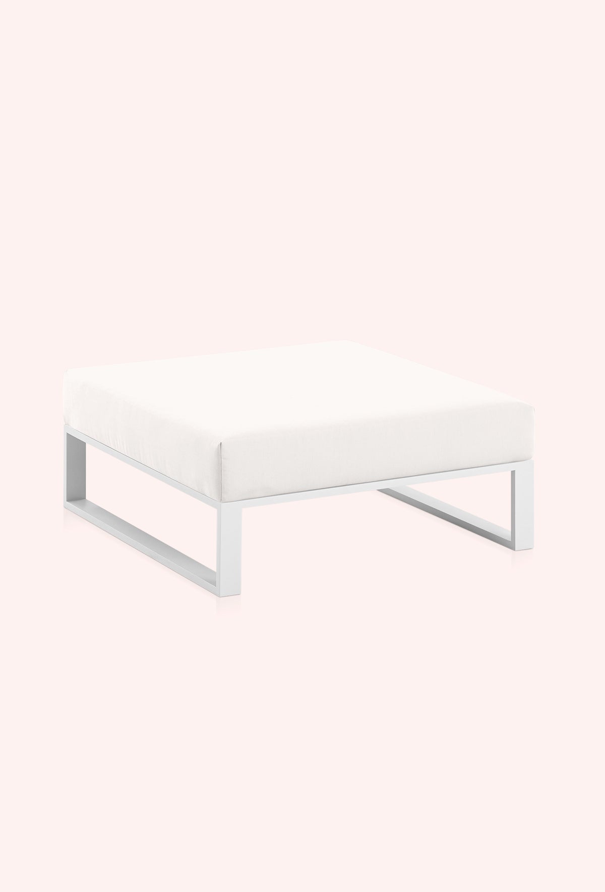 Diabla Ploid pouf module, Silvertex Ice