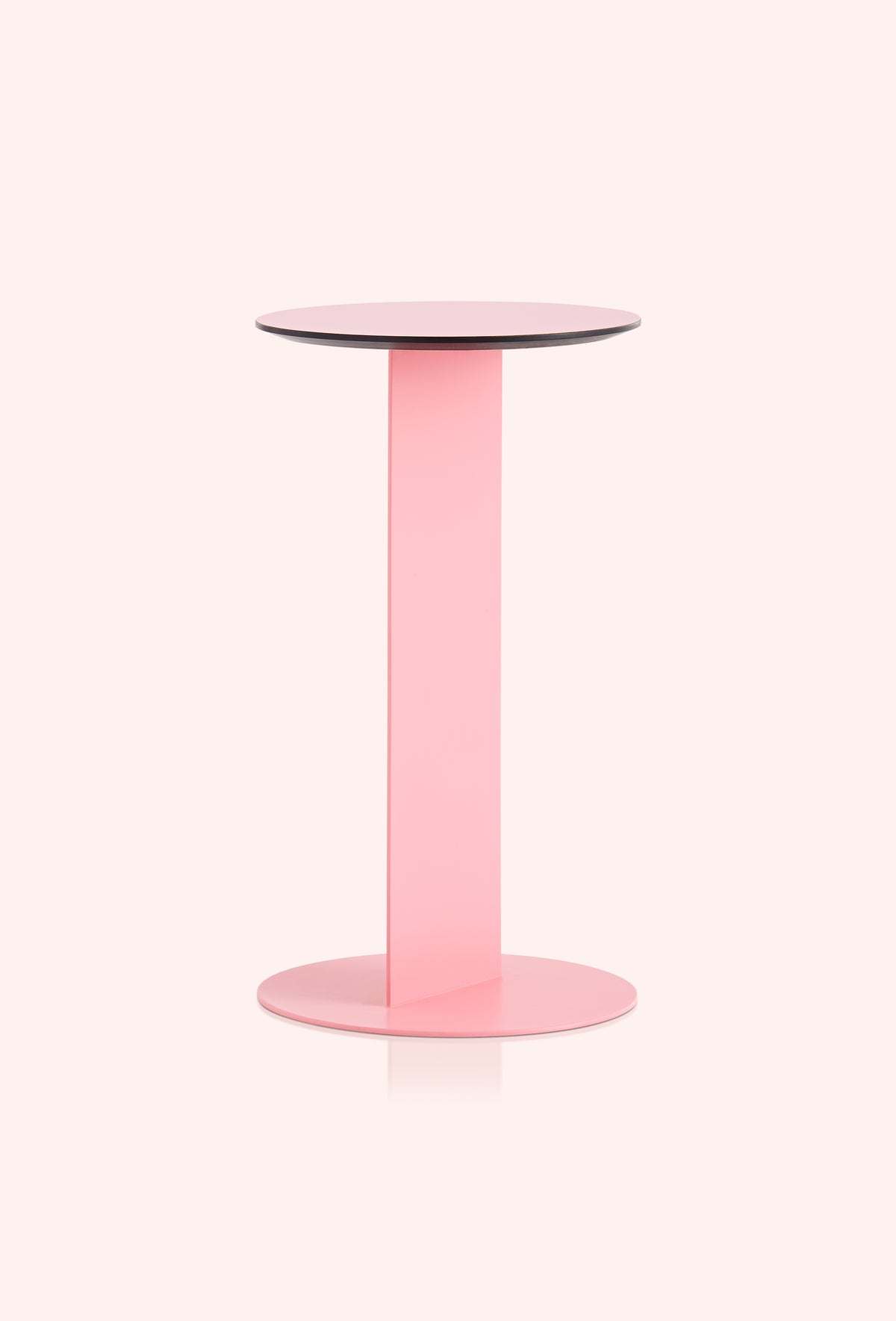 Diabla Ploid Side Table, Pink