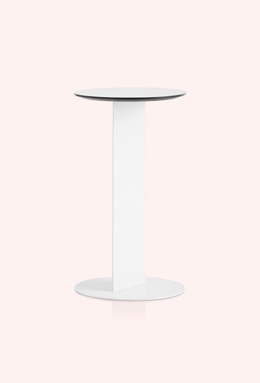 Diabla Ploid Side Table, White