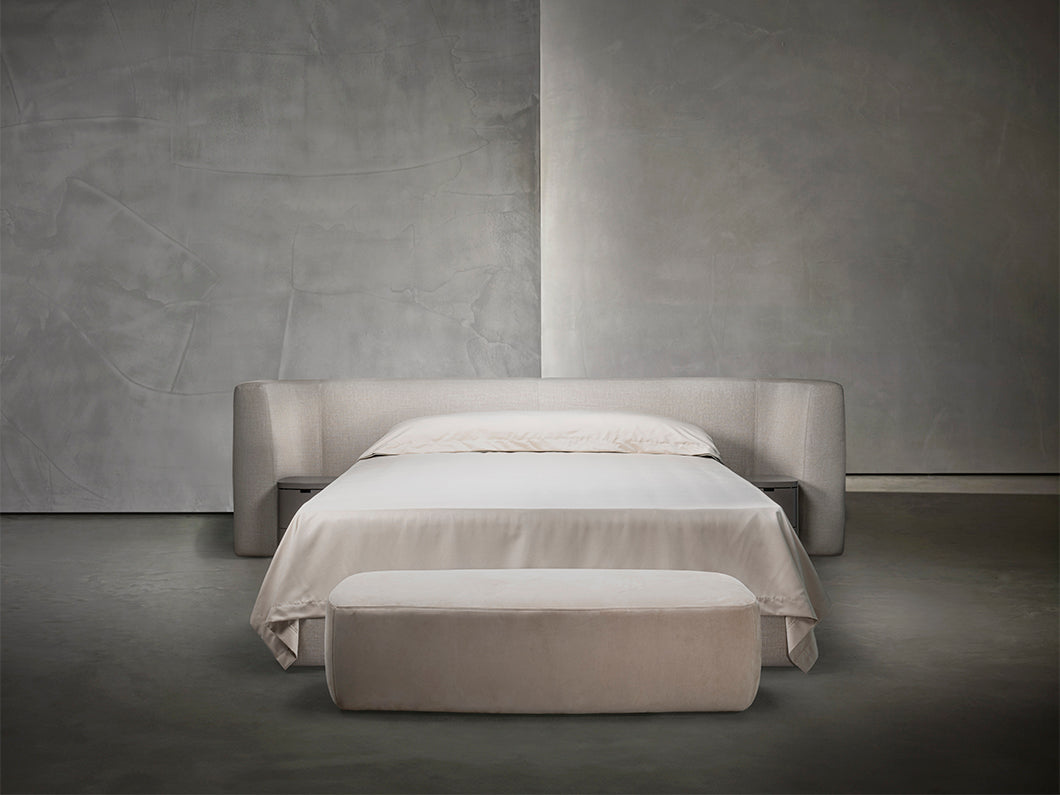 Piet Boon Kek bedside table beside the Bo bed, image: Piet Boon