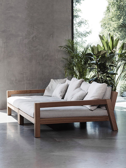 Piet Boon LARS daybeds on a terrace