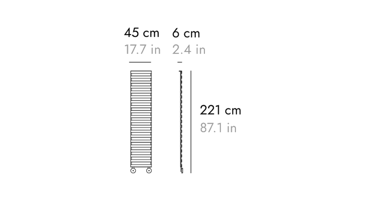 Punt Literatura Garden Movable Part, technical drawing