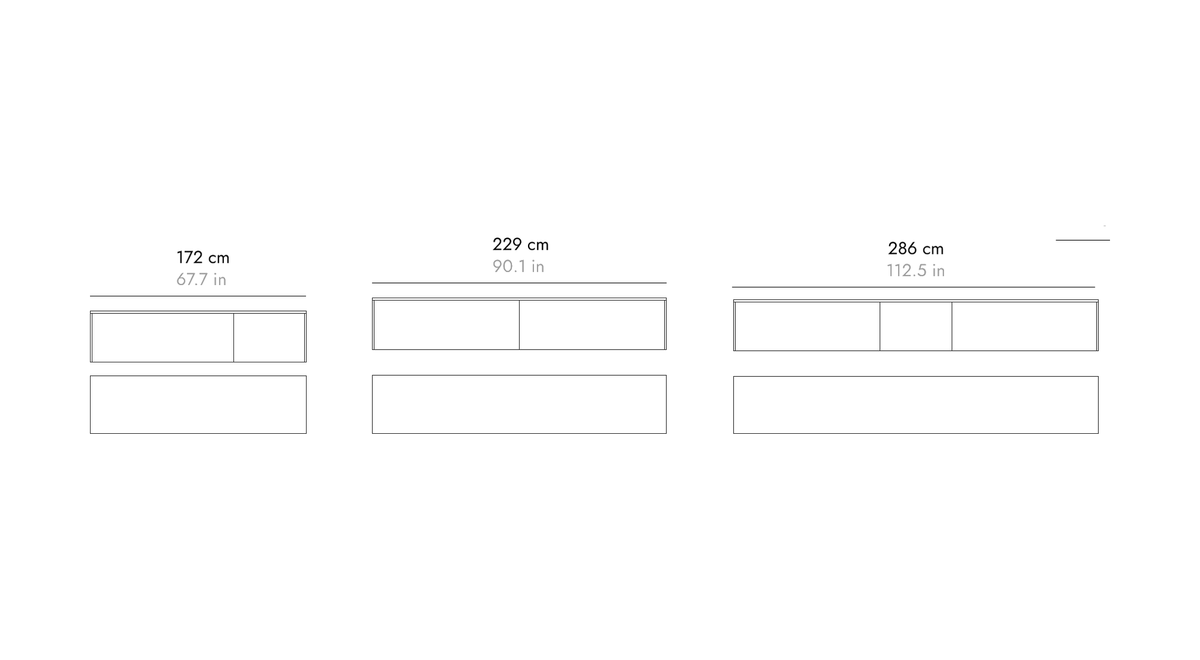 Punt Malmö Top Trim Panel, technical drawing