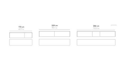 Punt Malmö Top Trim Panel, technical drawing