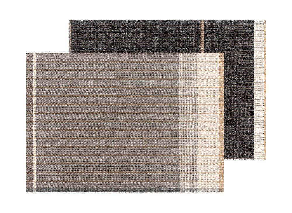 GAN Reversible Rug, Black