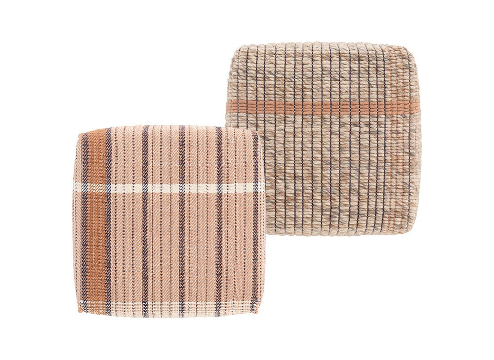 GAN Reversible Pouf, Pink